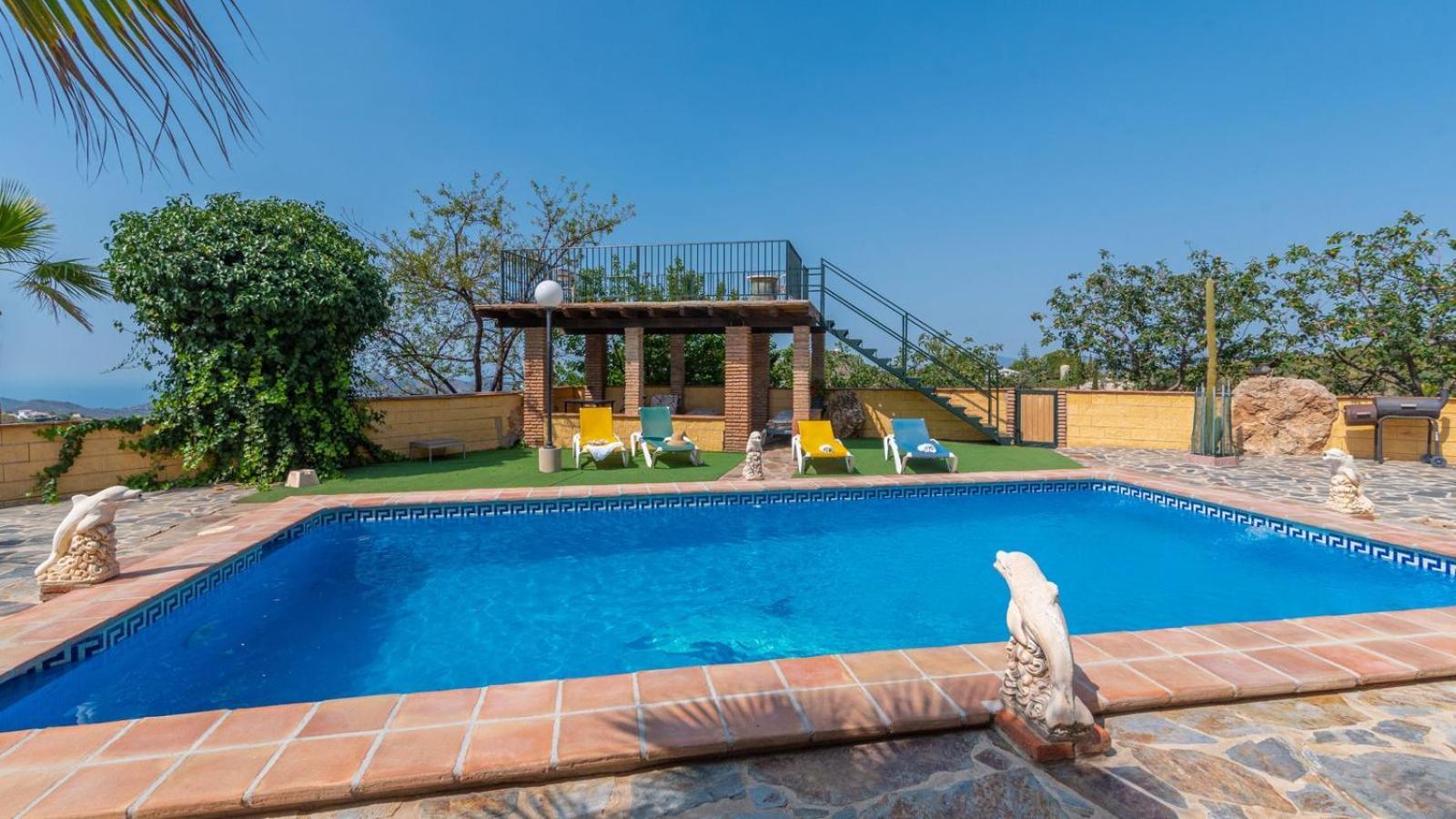Villa Paraiso Andaluz Sedella By Ruralidays Exteriör bild