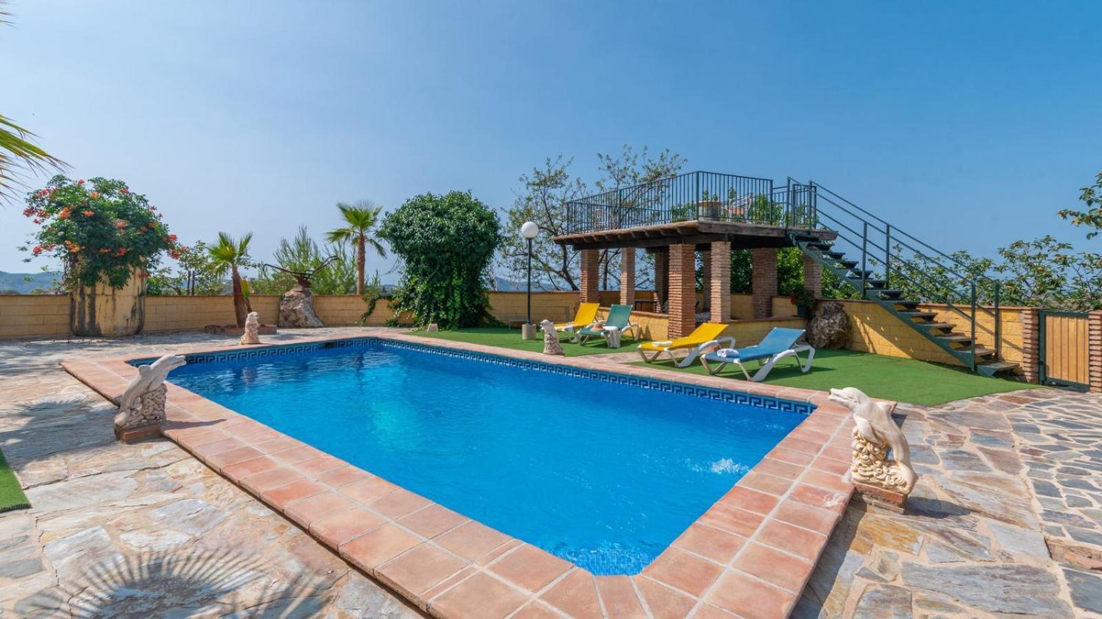 Villa Paraiso Andaluz Sedella By Ruralidays Exteriör bild