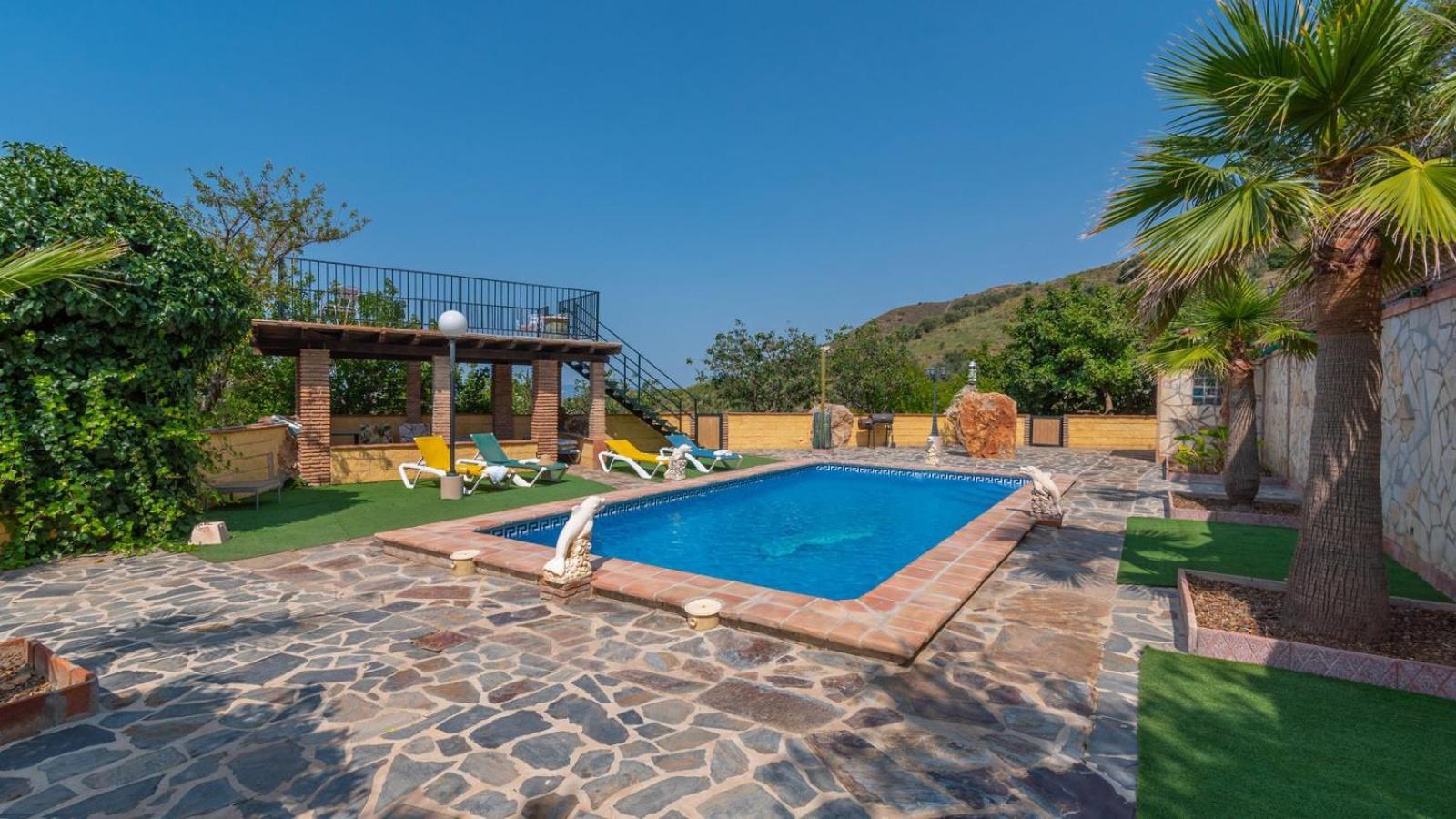 Villa Paraiso Andaluz Sedella By Ruralidays Exteriör bild